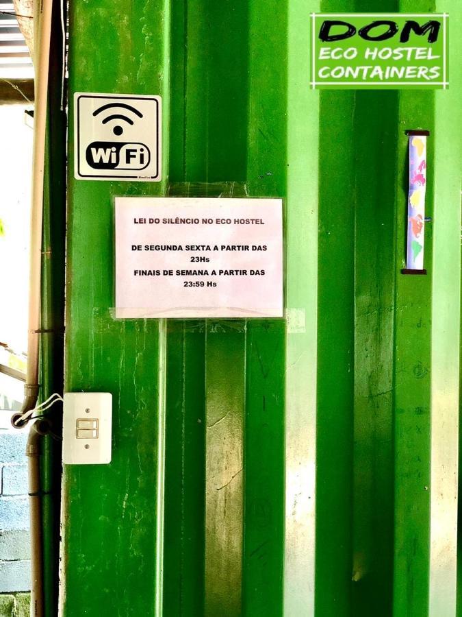 Dom Eco Hostel Containers Sao Sebastiao  Eksteriør billede